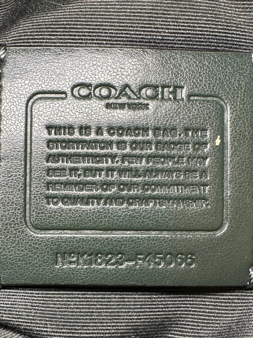 COACH Dark Green Pebbled
Leather Abby Hobo w/ Gold Hardware - GUC - Picture 5 of 11